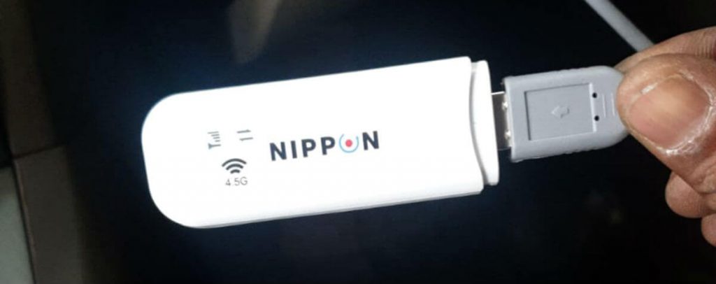 דונגל לרכב Nippon אלחוטי לאינטרנט 4G