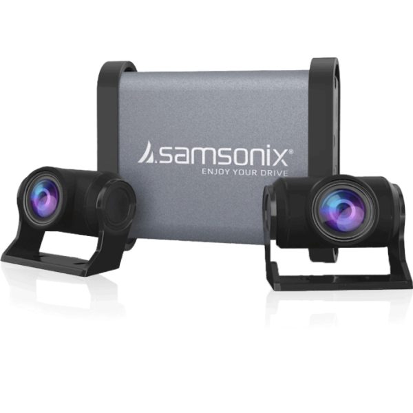 מצלמת דרך לרכב דו כיוונית עם צפייה מרחוק FHD R866 samsonix