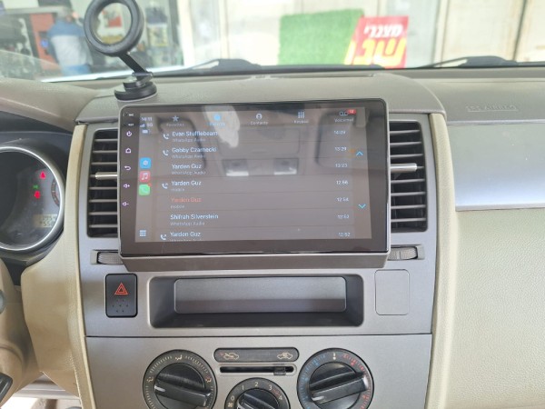 התקנת מולטימדיה MAX 2 לניסאן טידה 2008