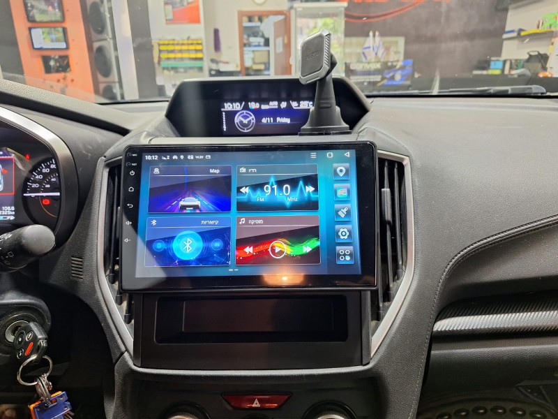 התקנת מולטימדיה תואם מקור ניפון MAX 2 לסובארו XV שנת 2019 