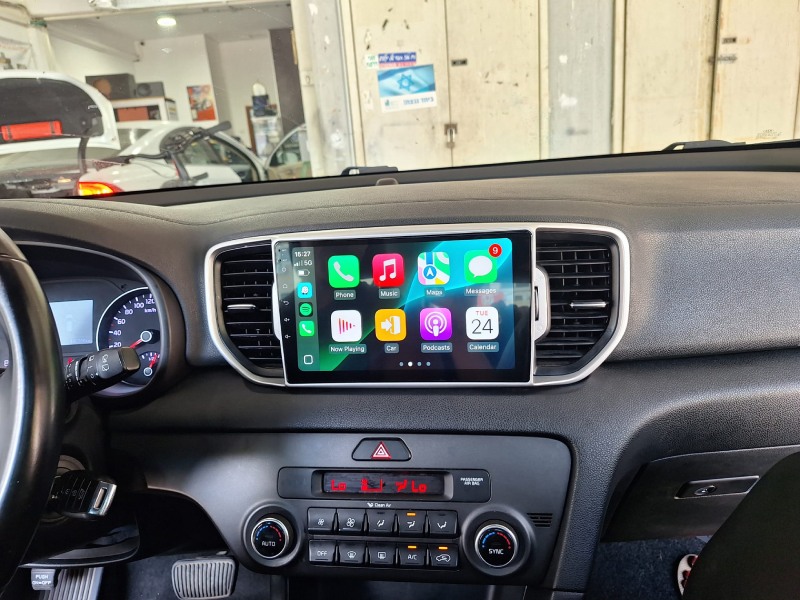 התקנת פנל מולטימדיה MAX 2 לקיה ספורטאז' שנת 2016