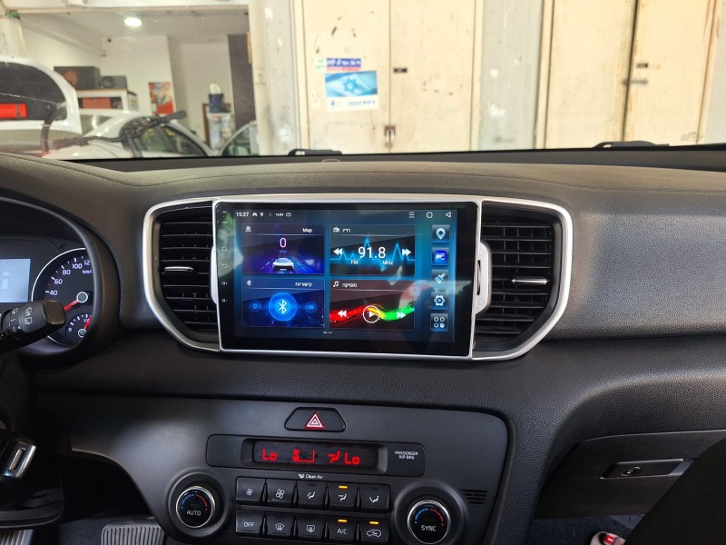 התקנת פנל מולטימדיה MAX 2 לקיה ספורטאז' שנת 2016