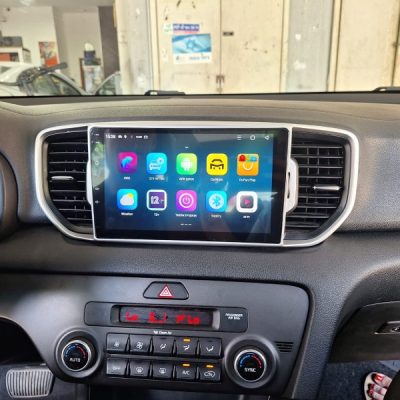 התקנת פנל מולטימדיה MAX 2 לקיה ספורטאז' שנת 2016